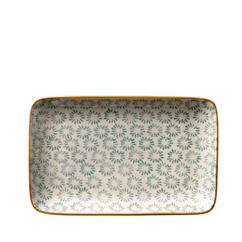 Bloomingville kleine Servierplatte Emma grün