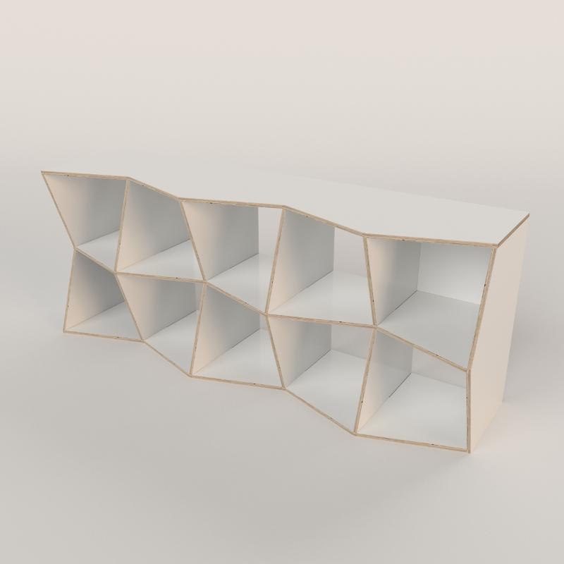 Regal Kommode Mesh skandinavisch