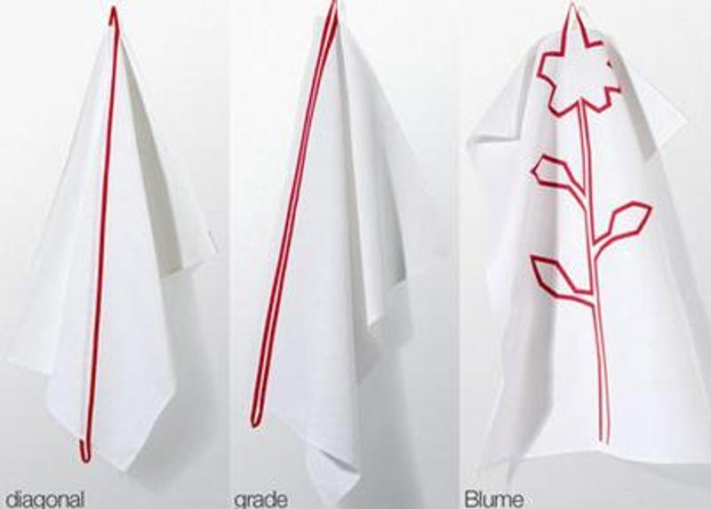 Side by side Geschirrtuch Loop "Blume"