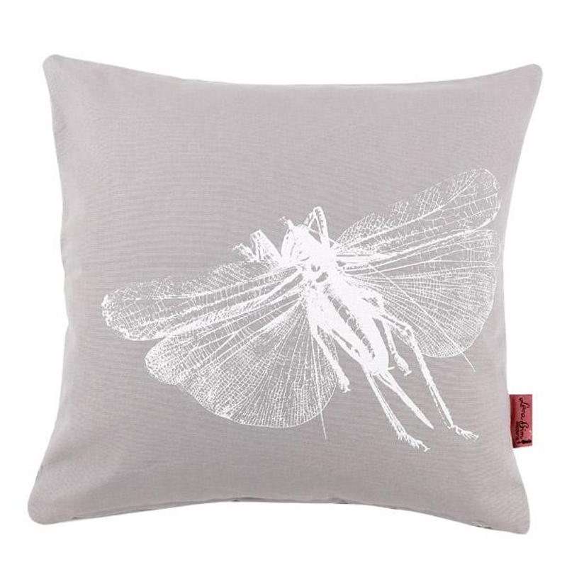 Lara Bim Baumwollkissen "Grashüpfer"