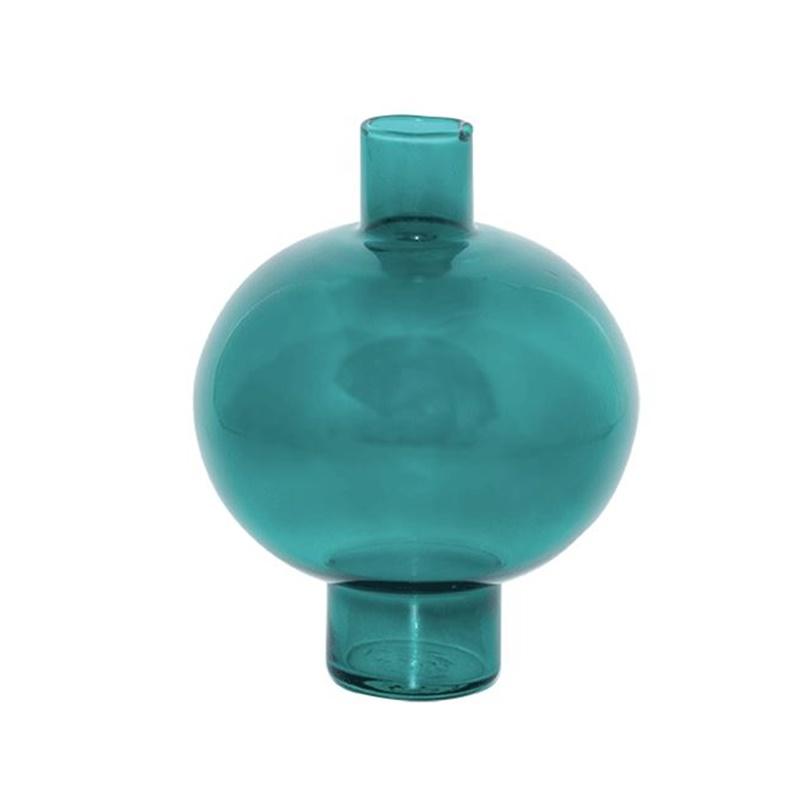Urban Nature Culture Vase recyceltes Glas rund  sycamore