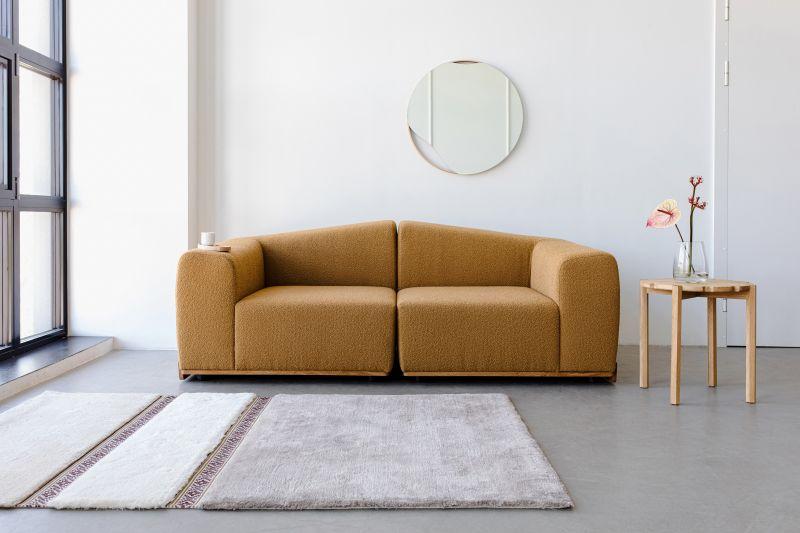 2er-Sofa für Wohnzimmer skandinavisches Design