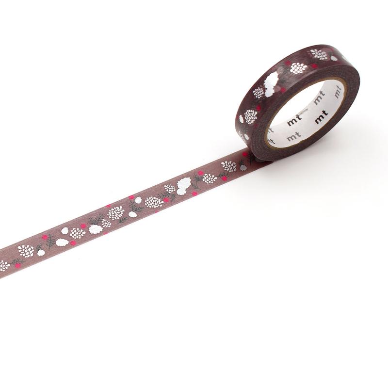 mt Masking Tape Slim Kiefernzapfen / Washi Tape Slim Pine Cone | mt Christmas | Artikelnummer: MTCMAS141Z_pine_cone