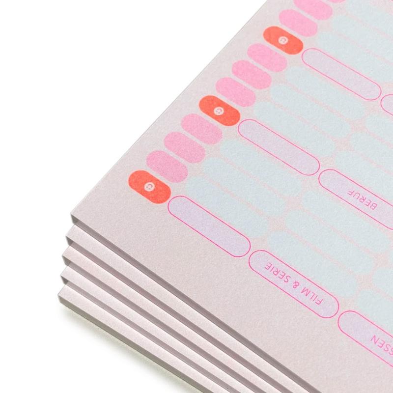 Stadt Land Fluss Spielblock / Categories Game Notepad  | Risographie Druck / Risograph print | Artikelnummer: rio_stadt