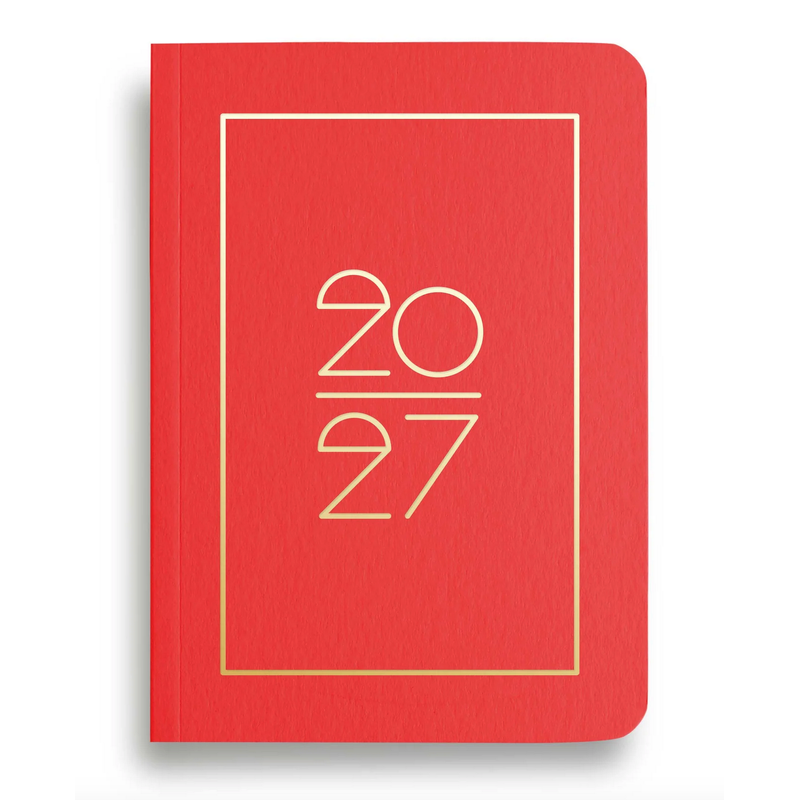 2027 Navucko Taschenkalender Softcover / Pocket diary | Rot / Red | Artikelnummer: navucko_p_rot