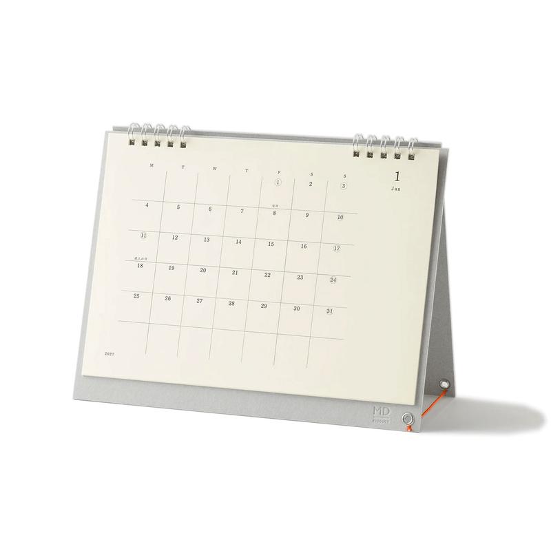 2027 Midori Monatskalender Ringbindung / 2027 Midori Monthly Diary  | 17,3 x 22 cm | Artikelnummer: midori_month_kal
