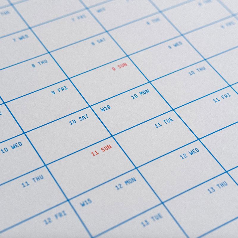 2027 Wandkalender / 2027 Year Calendar  | Design by Erik Olovsson | Artikelnummer: erik_kalender