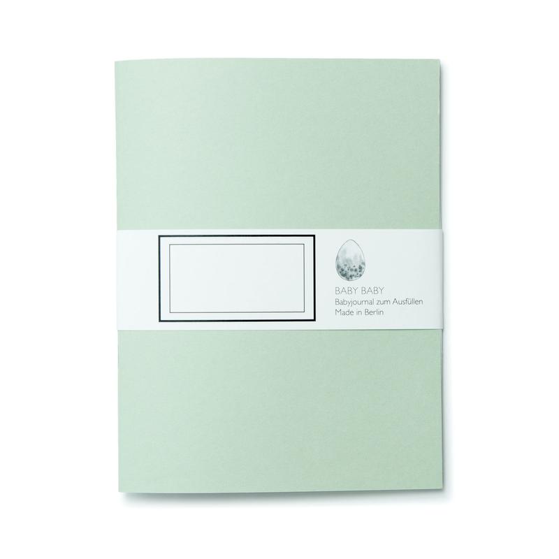BABY BABY – Journal zum Ausfüllen | Mint / Mint green | Artikelnummer: lilli_babyjournal_blue