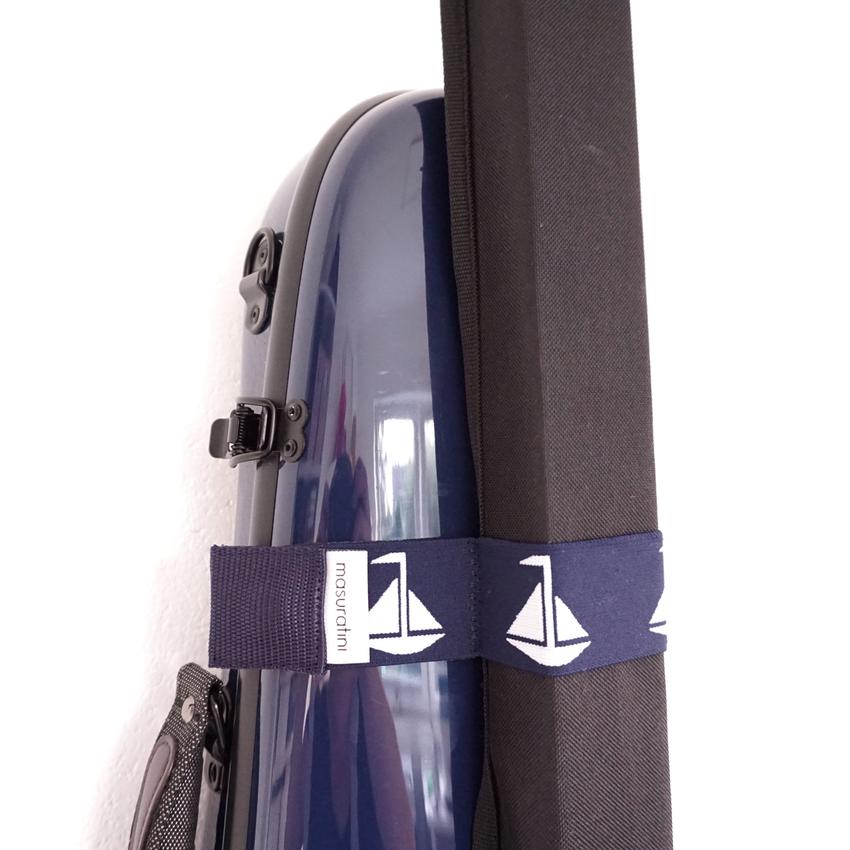 Maritime bow case tape with sailing boats / Maritimer Bogenhalter mit Segelbooten für das masuratini Violin Flight Case