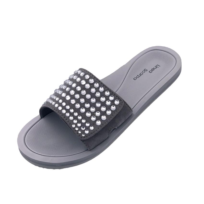 Badeschuhe Rügen für Pool Wellness Spa mit Strass und Klettverschluss