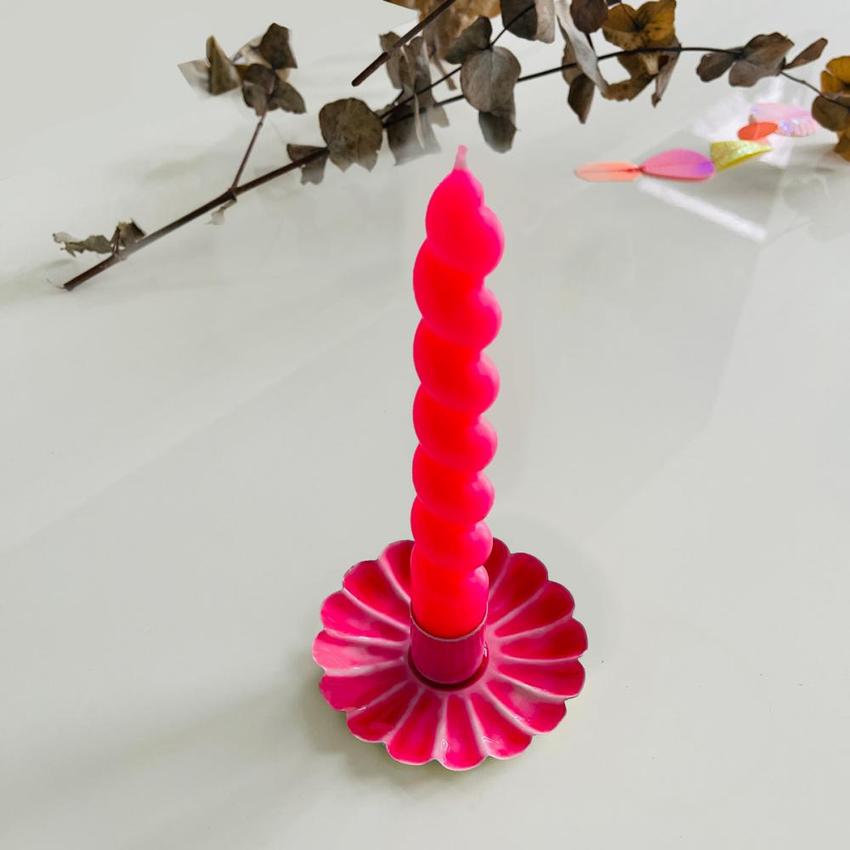 Kerzenhalter Flower Gelb – noi