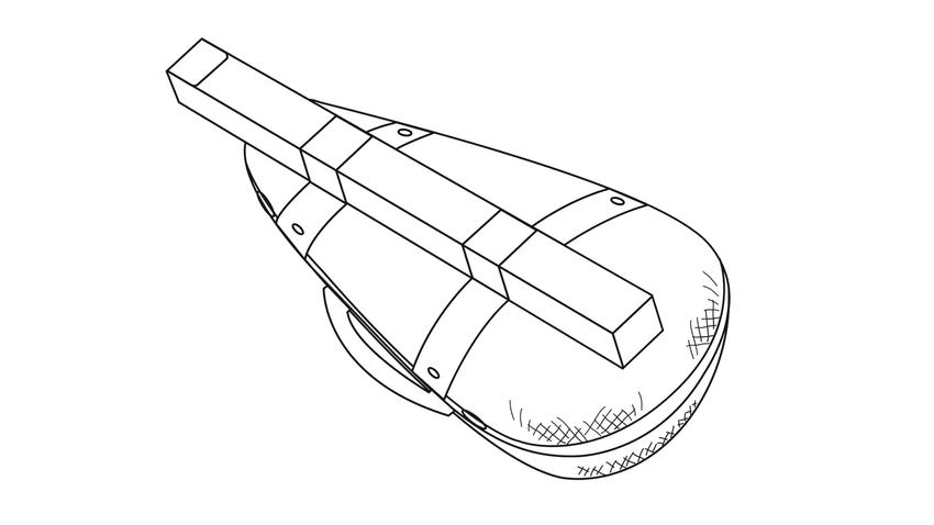 Bogenhalter-Bänder für das masuratini Violine Flight Case.