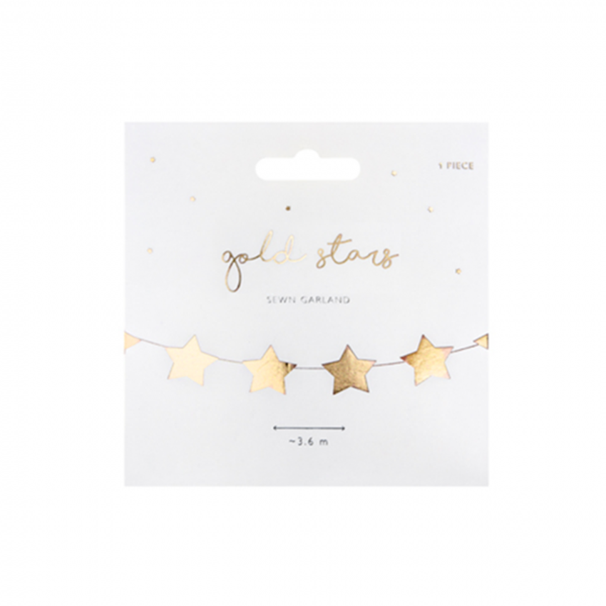 1 Sternengirlande - 3,6m - Gold