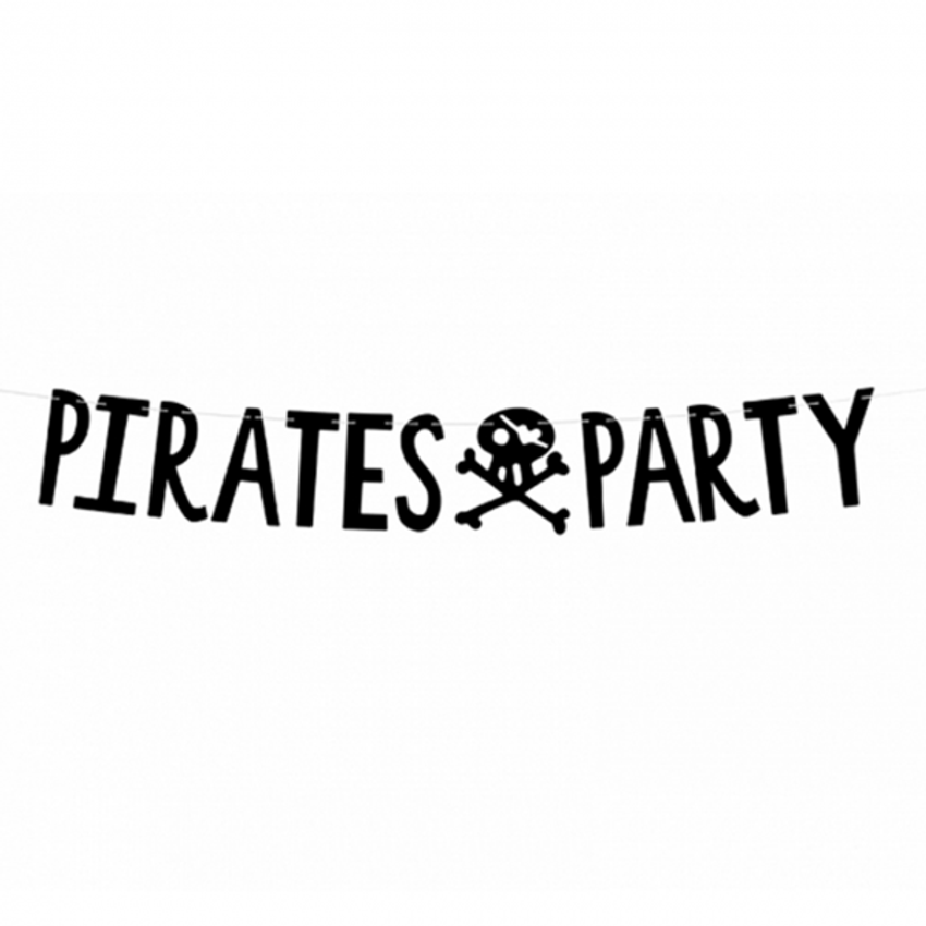 1 Bannergirlande - Pirates Party