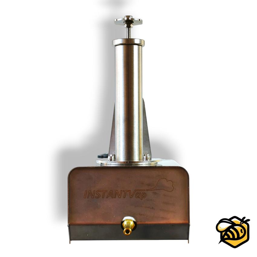InstantVap 18V Original Oxalsäureverdampfer, Ansicht von vorne mit Messingröhrchen
