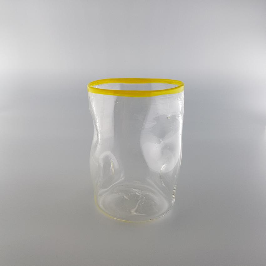 Mundgeblasene Trinkglaeser der Flow Kollektion, 4er Set, Unikate, Ansicht 1