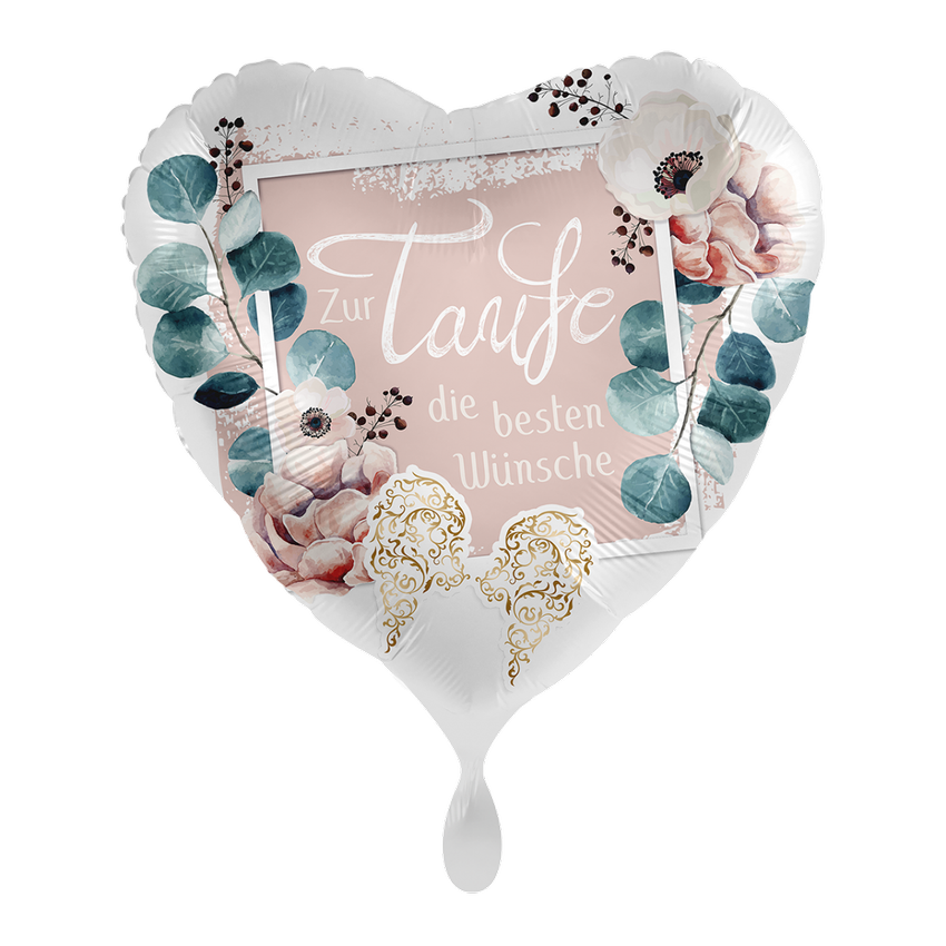  1 Ballon - Taufe Engel 