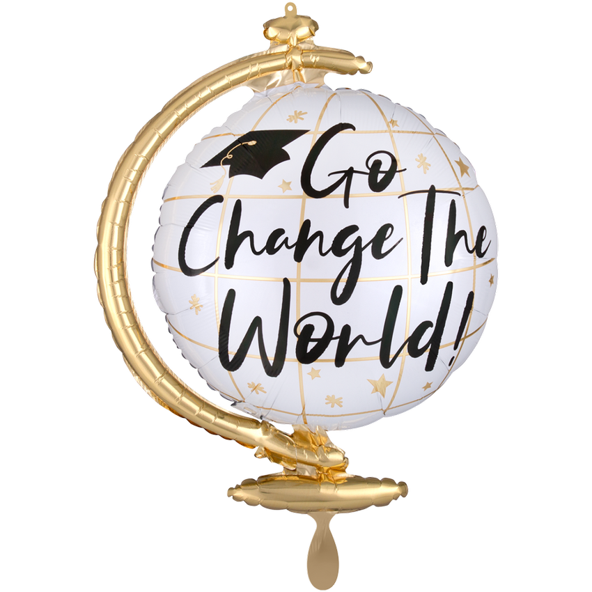 1 Ballon XXL - Go Change the World Globe