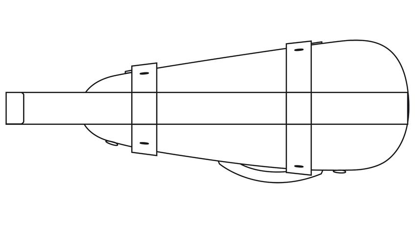 Set: Blue violin flight case, LOVE tape, bow case / Dunkelblaues Violin Travel Case, blaue LOVE-Bänder, Bogenetui