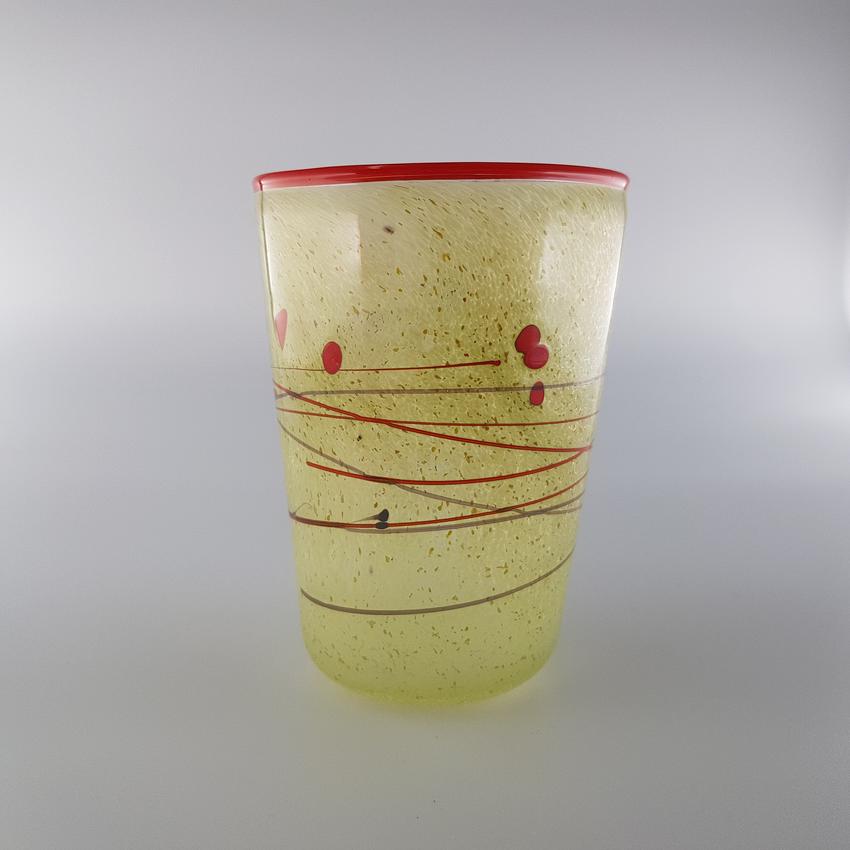 Mundgeblasene Trinkglaeser der KONFETTI Kollektion, 4er Set, Unikate, Ansicht 6