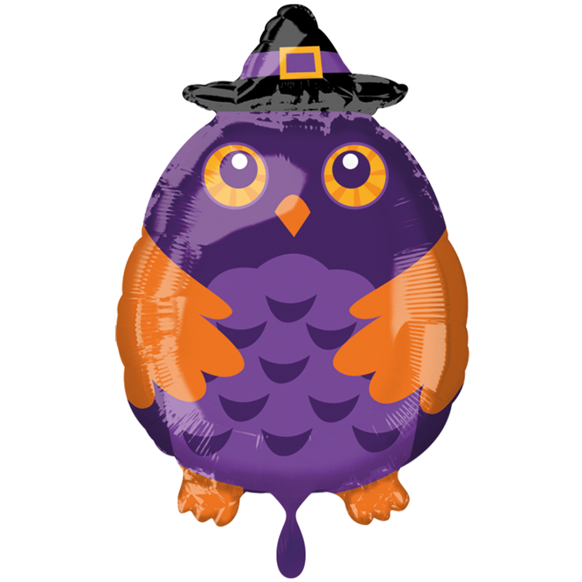 1 Ballon - Witchy Owl