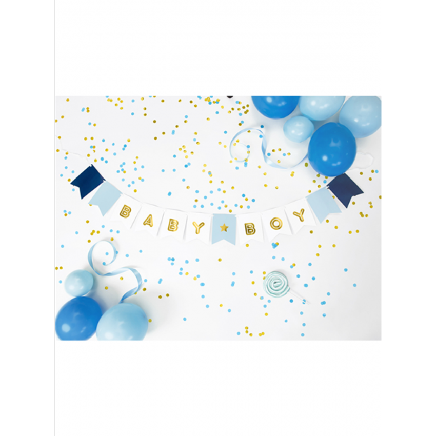  1 Bannergirlande - Baby Boy 