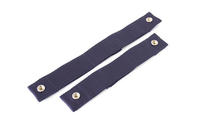 Set: Blue violin flight case, LOVE tape, bow case / Dunkelblaues Violin Travel Case, blaue LOVE-Bänder, Bogenetui