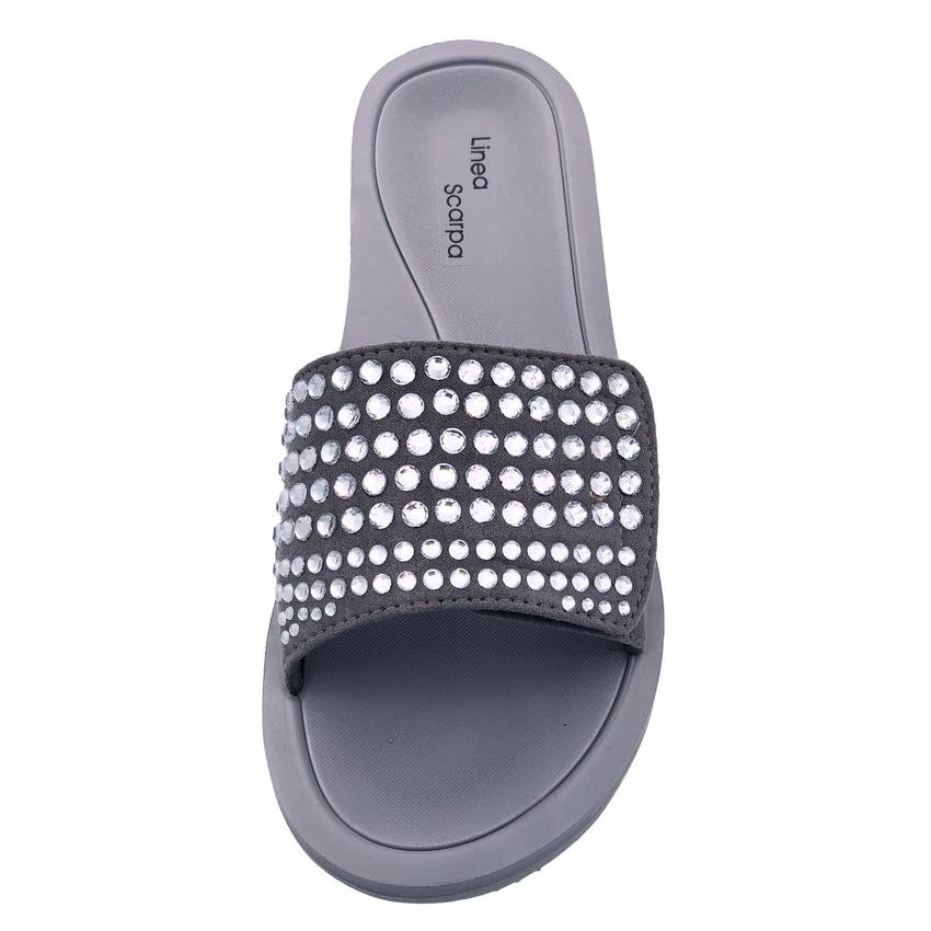 Badeschuhe Rügen für Pool Wellness Spa mit Strass und Klettverschluss