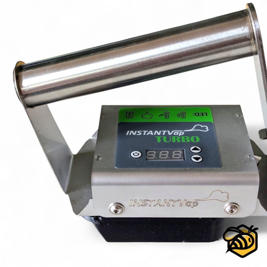 InstantVap 18V Turbo High-Performance Oxalsäureverdampfer mit Akku Makita Bosch Dewalt Metabo Milwaukee Parkside ohne Koffer ähnlich ProVap 18 günstig Tiefpreis Tasche und Reinigungskappe kostenlos Seitenansicht Detail