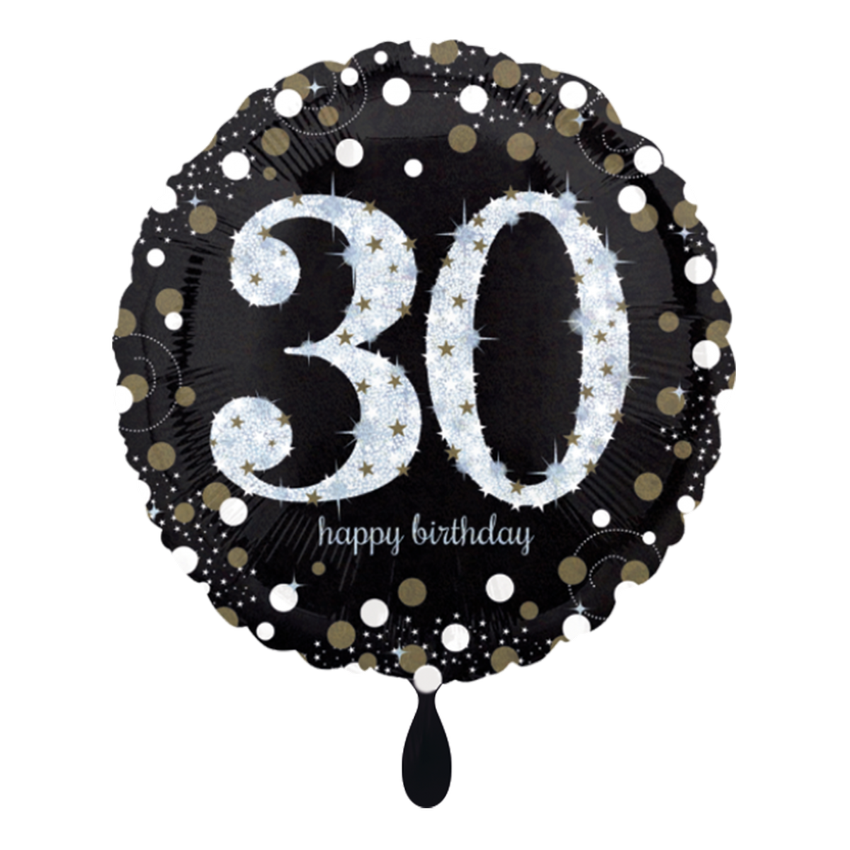 1 Ballon - Sparkling Birthday 30