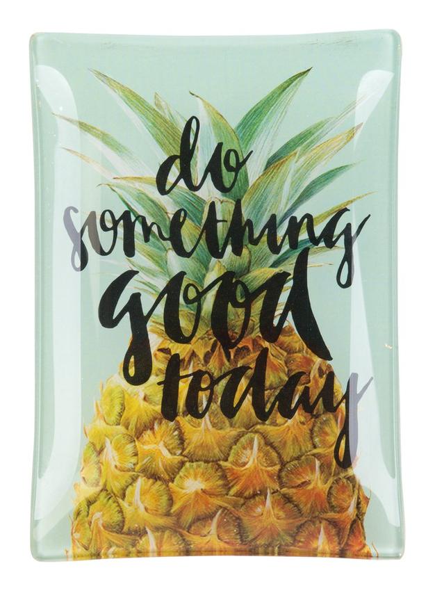 Love Plates, Glasteller M, do something good today. Marke: Gift Company; online kaufen.