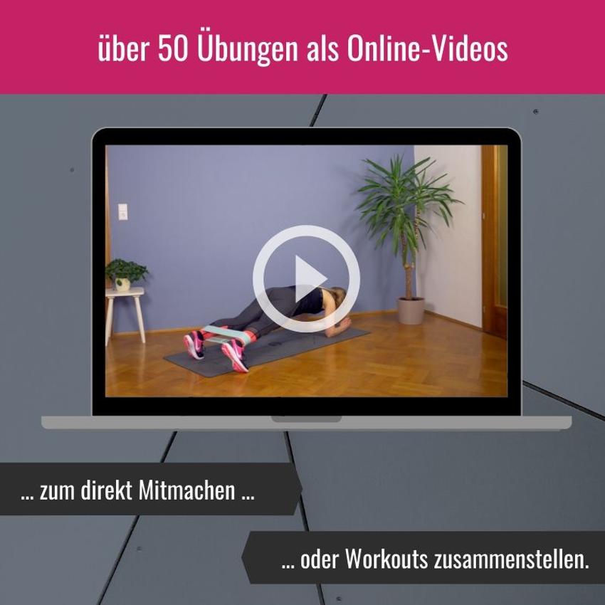 Premium-Minibands + Workout-Bundle