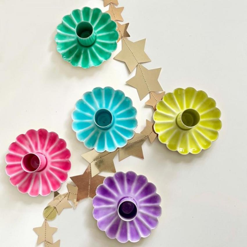 Kerzenhalter Flower Gelb – noi