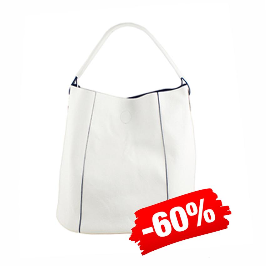 Handtasche Bucket Daily weiss