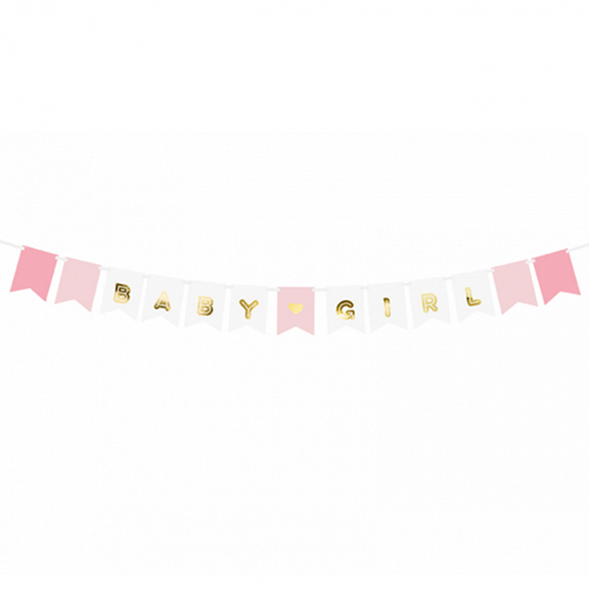  1 Bannergirlande - Baby Girl 