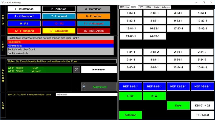 Lizenz TETRAcontrol Leitstelle Standard