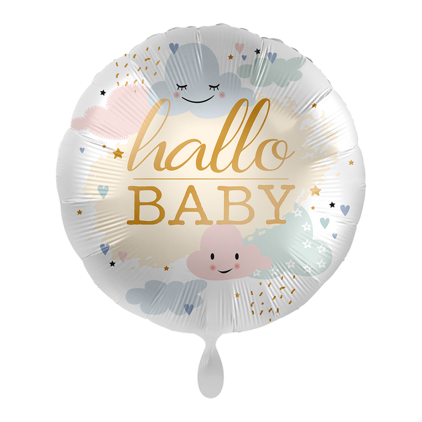 1 Ballon - Hallo Baby