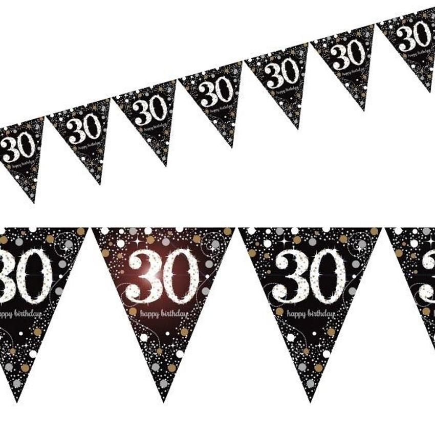 Wimpel Happy Birthday 30