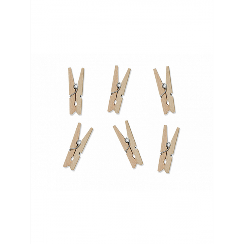  20 Geschenkklammern aus Holz 