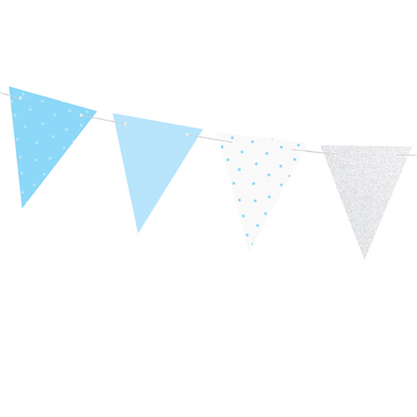 1 Wimpelgirlande - 1,3m - Boys Motion