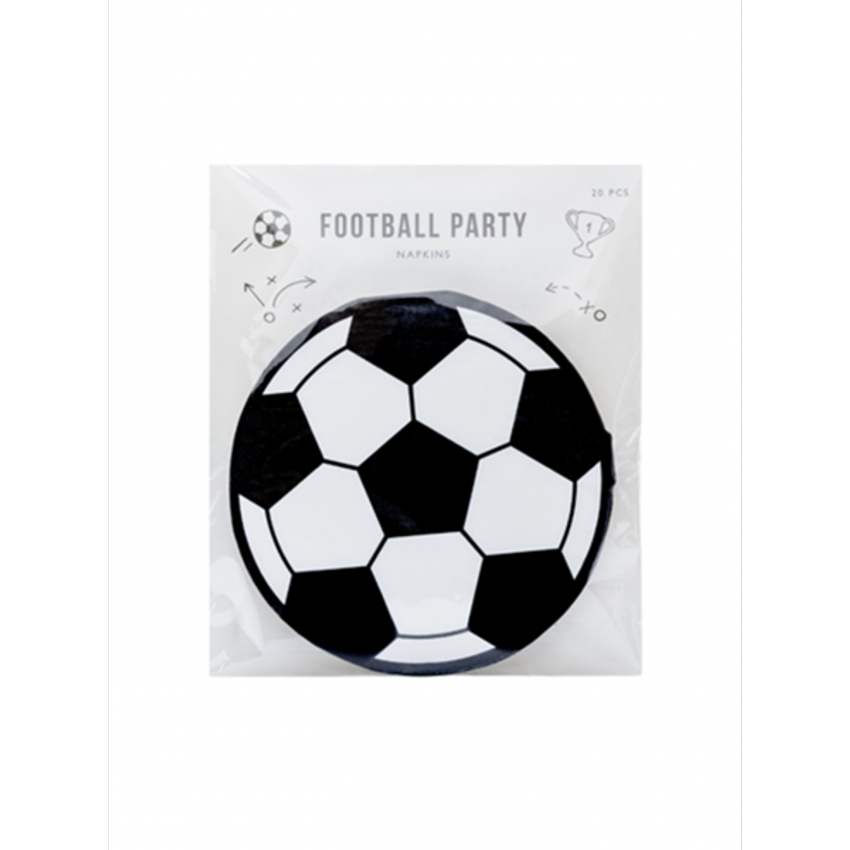 20 Servietten Trend - 13cm - Football
