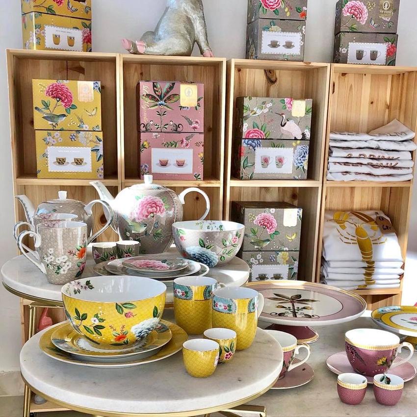 Teekanne Blushing Birds, in der Farbe: Khaki, Inhalt/Größe: 1600ml