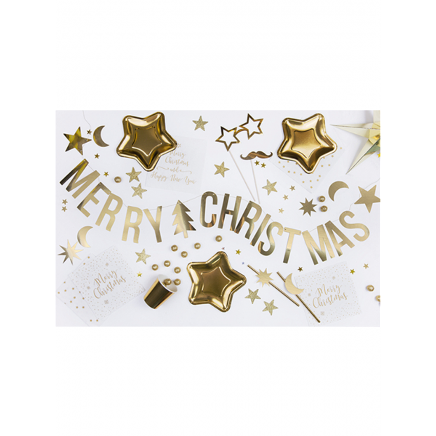 1 Bannergirlande - Merry Christmas Festive