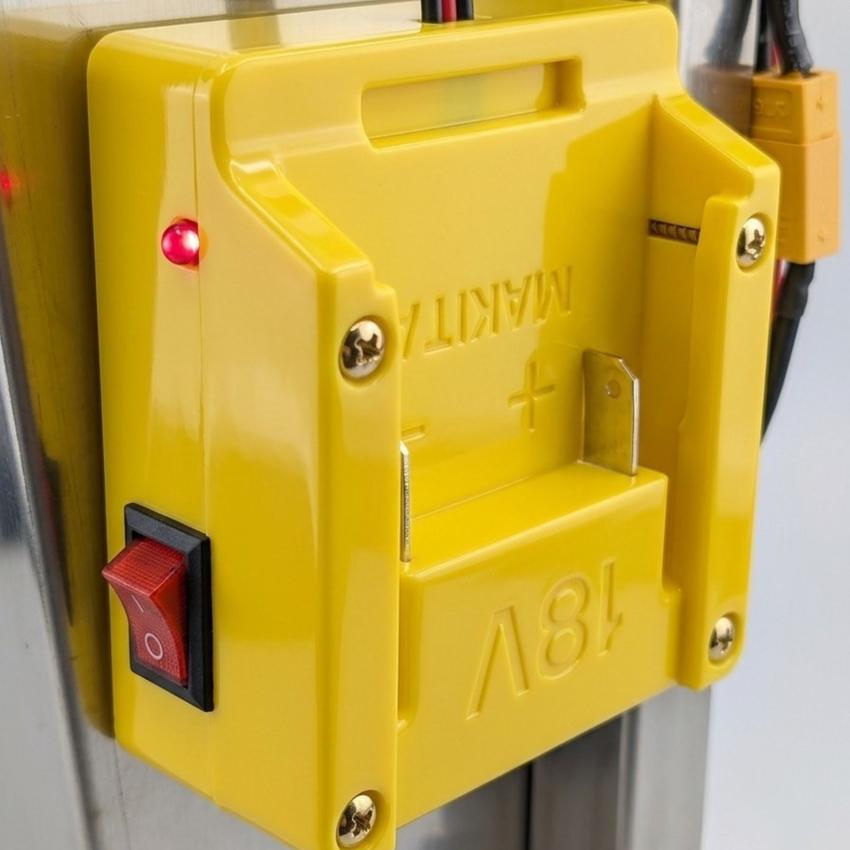18V/20V Akku-Adapter für das kabellose 1-Hand Bienenabkehrgerät.
