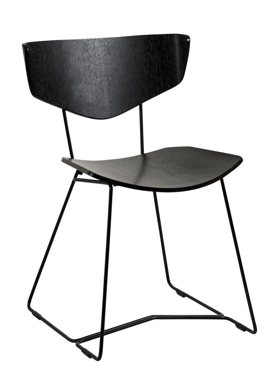 Designer-Stuhl in schwarz
