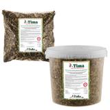 Tima Cornless Kräuterpellets für Zwergkaninchen (ohne Getreide!) Vorteilspack 2,5 kg Eimer + 2,5 kg Nachfüllpack