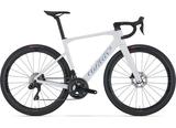 WILIER RAPIDA 105 DI2 / Gr. L  / Miche ASFALTO Carbon Laufräder / WEEKEND WHITE GLOSSY