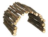 Holzbrücke 50 cm lang 30 cm breit