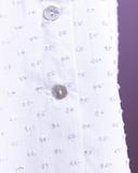 Bluse mit silberner Applikation