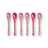 Geschenkset Teelöffel Oriental Flower Festival Dark Pink 13cm